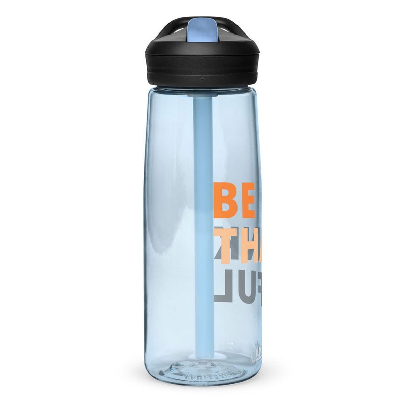 Be Thankful Sports water bottle - ShopEbonyMonique