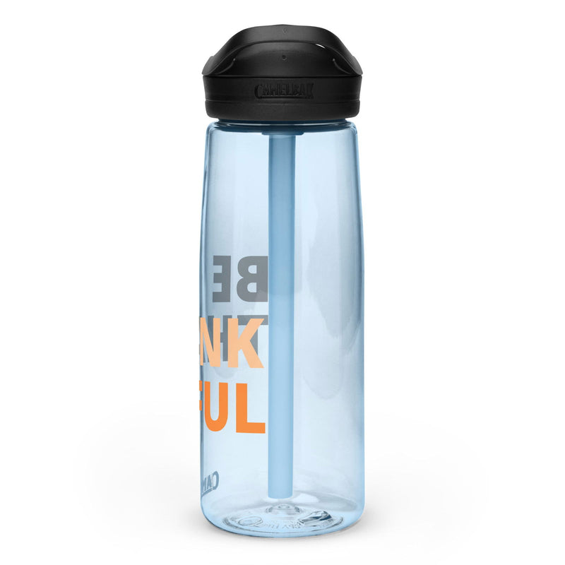 Be Thankful Sports water bottle - ShopEbonyMonique