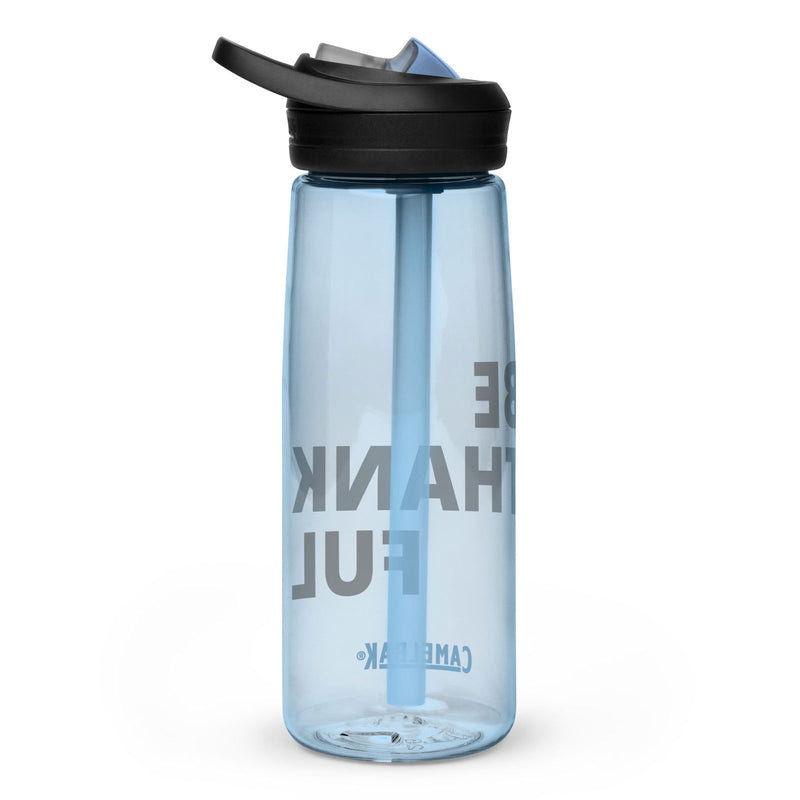 Be Thankful Sports water bottle - ShopEbonyMonique