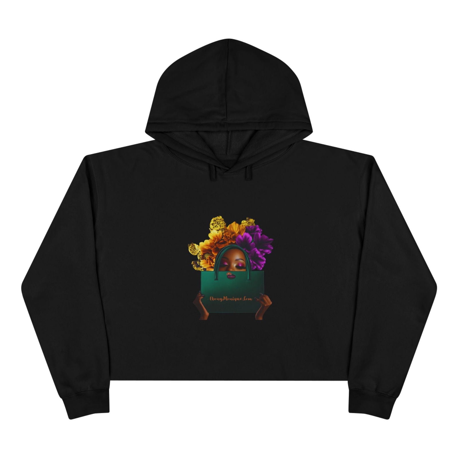 Beautiful Lady Crop Hoodie - ShopEbonyMonique