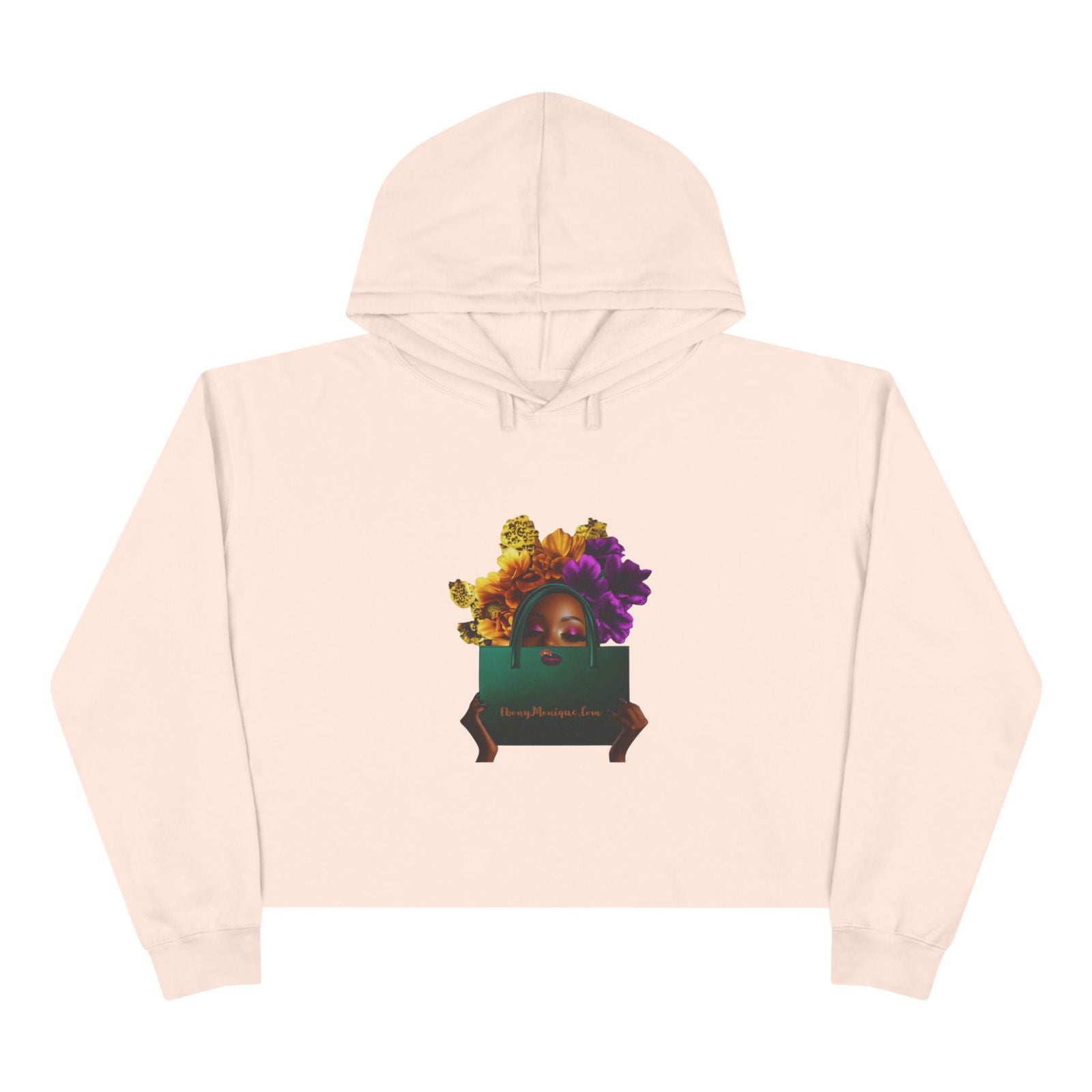 Beautiful Lady Crop Hoodie - ShopEbonyMonique