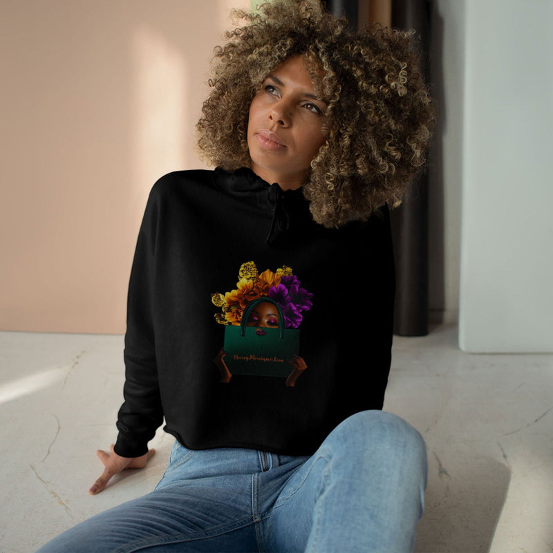 Beautiful Lady Crop Hoodie - ShopEbonyMonique