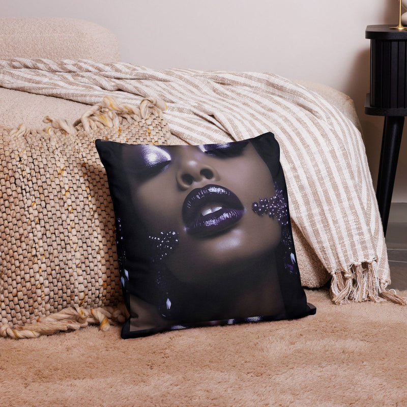 Beauty Lips Premium Pillow - ShopEbonyMonique