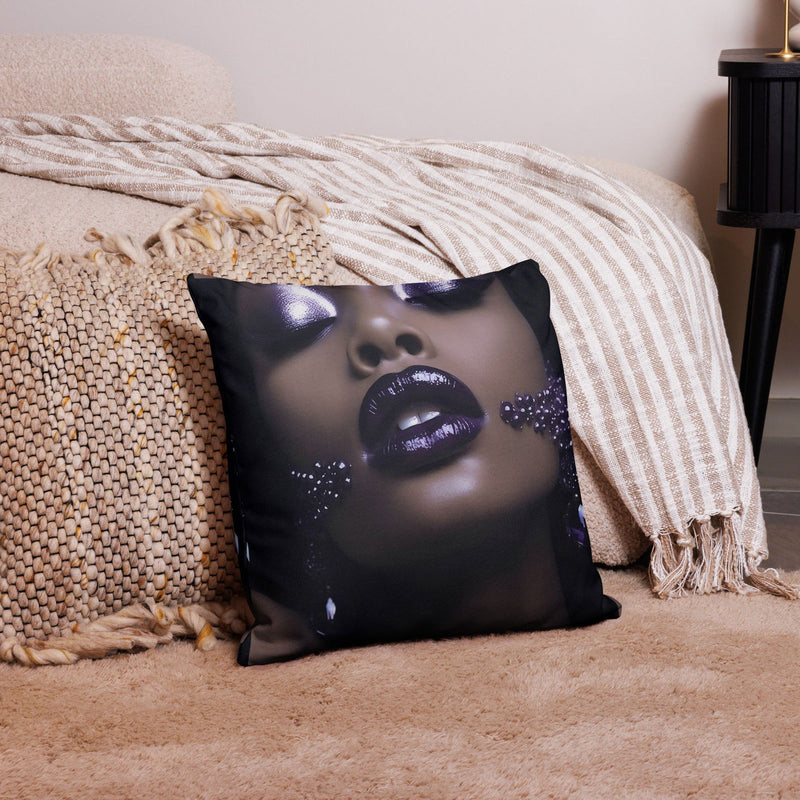 Beauty Lips Premium Pillow - ShopEbonyMonique