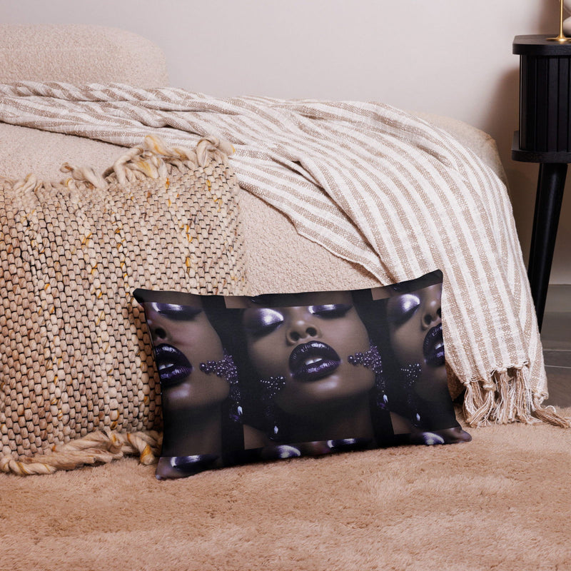 Beauty Lips Premium Pillow - ShopEbonyMonique