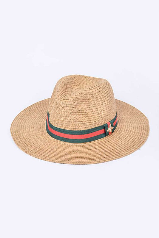 Bee Ribbon Straw Hat - ShopEbonyMonique