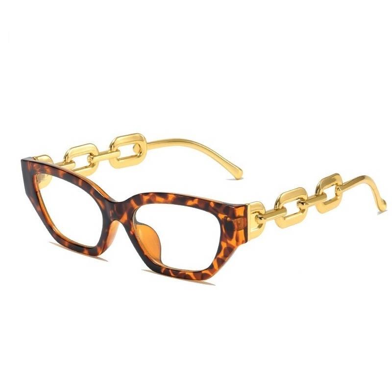 Big Chain Frame Glasses - ShopEbonyMonique