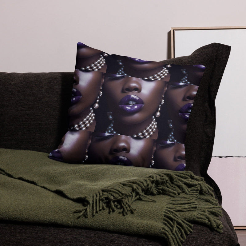 Black Beauty Premium Pillow - ShopEbonyMonique