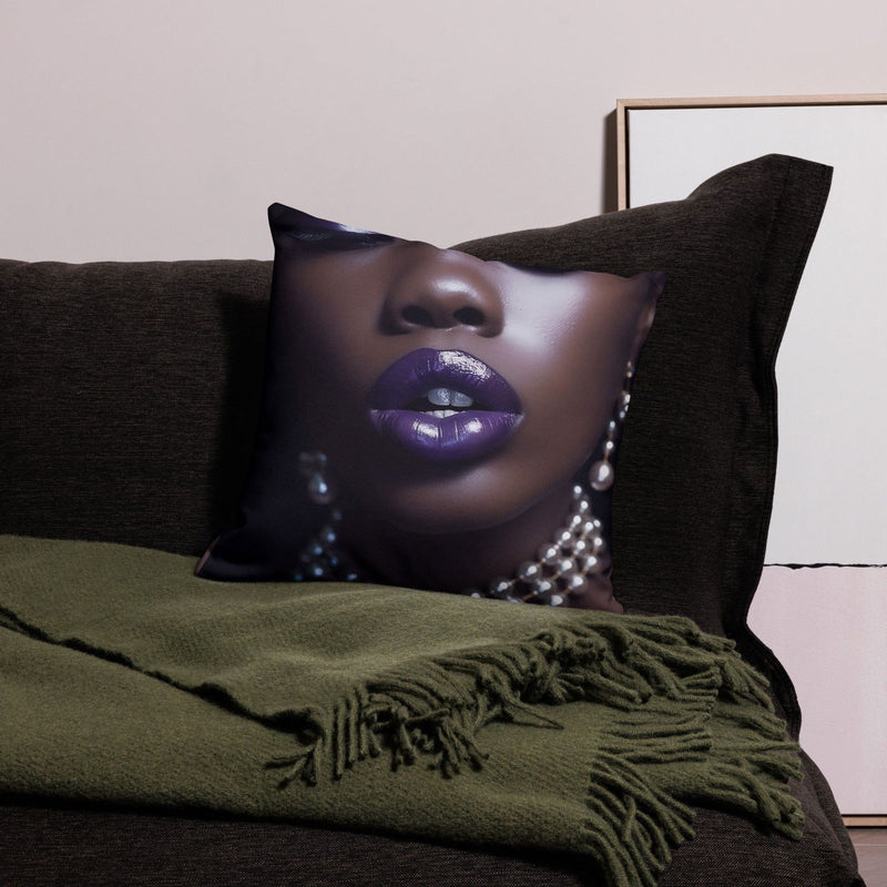 Black Beauty Premium Pillow - ShopEbonyMonique