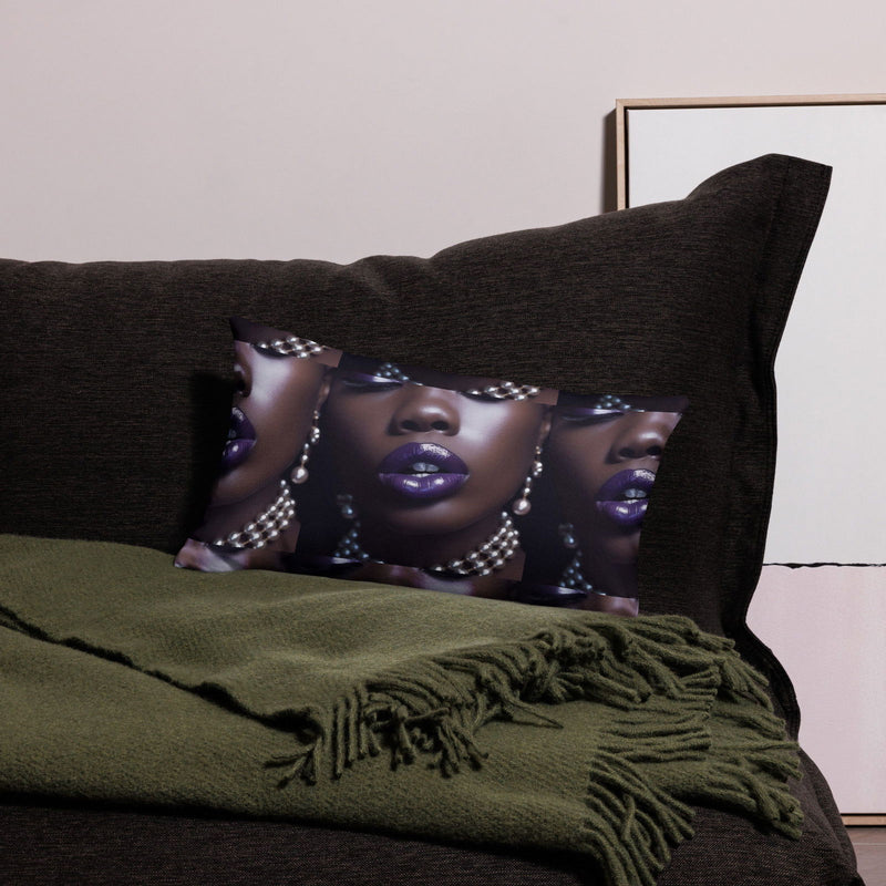 Black Beauty Premium Pillow - ShopEbonyMonique