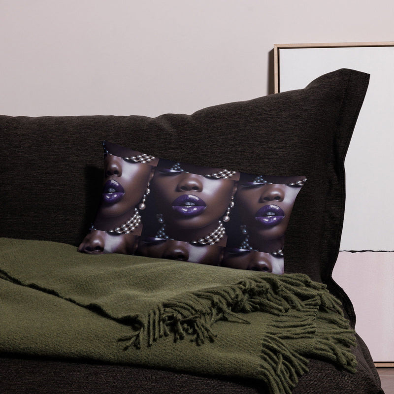 Black Beauty Premium Pillow - ShopEbonyMonique