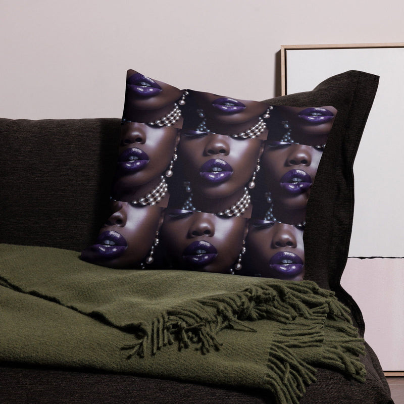 Black Beauty Premium Pillow - ShopEbonyMonique