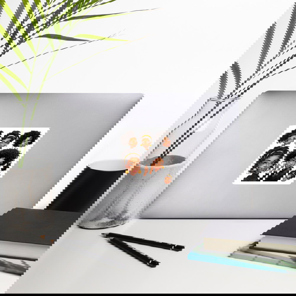 Black Girl Magic Bubble-free stickers - ShopEbonyMonique