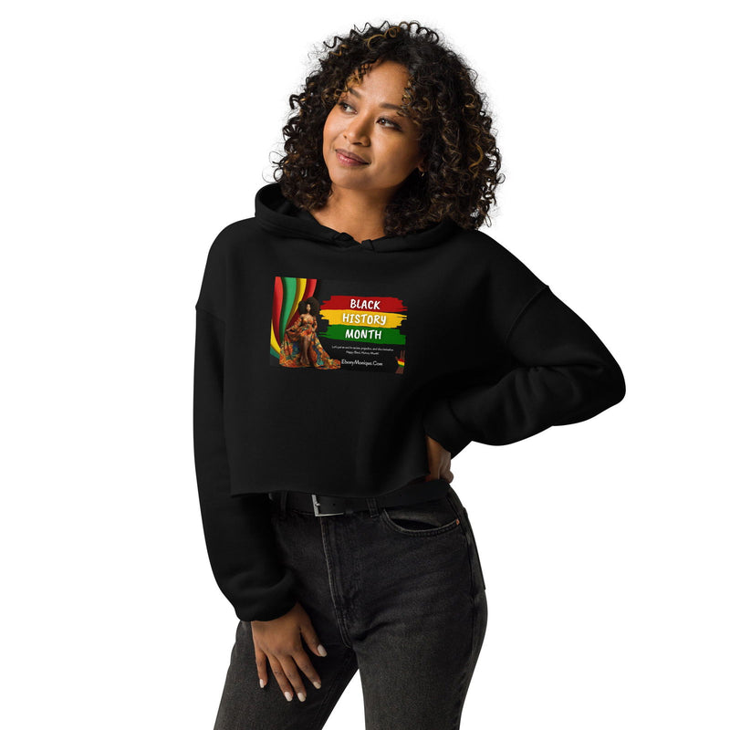 Black History Crop Hoodie - ShopEbonyMonique