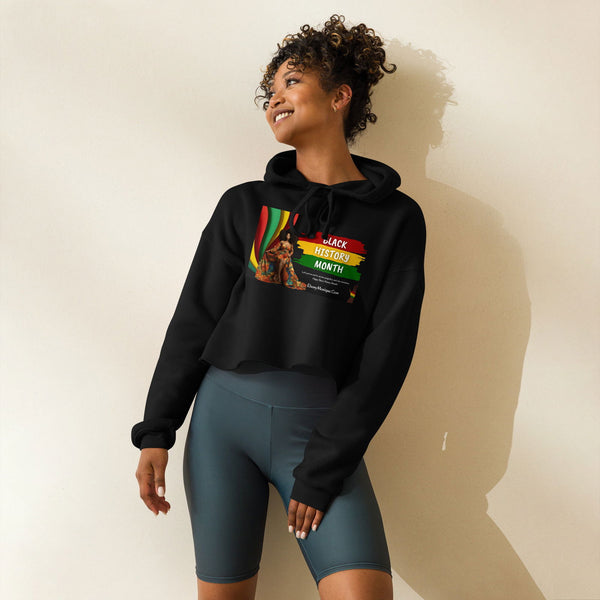 Black History Crop Hoodie - ShopEbonyMonique