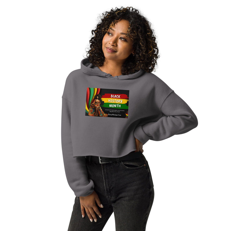 Black History Crop Hoodie - ShopEbonyMonique