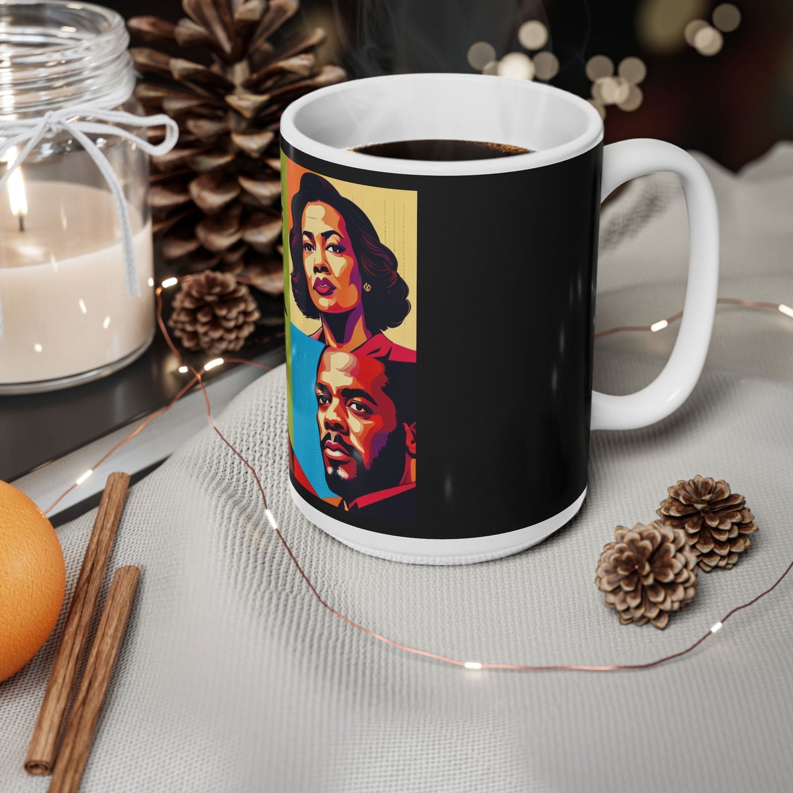 Black Men Ceramic Coffee Cups, 11oz, 15oz - ShopEbonyMonique