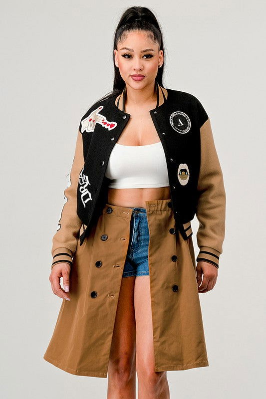 Black Queen letterman Jacket - ShopEbonyMonique