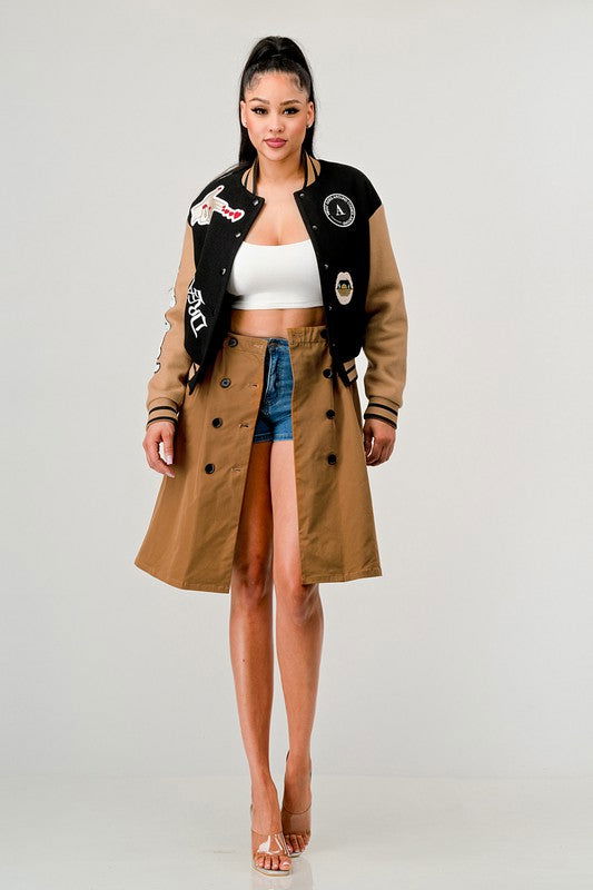 Black Queen letterman Jacket - ShopEbonyMonique