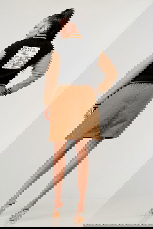 Black Queen letterman Jacket - ShopEbonyMonique