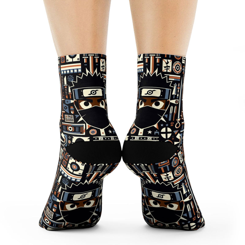 Black Rosenthal - Crew Socks - ShopEbonyMonique