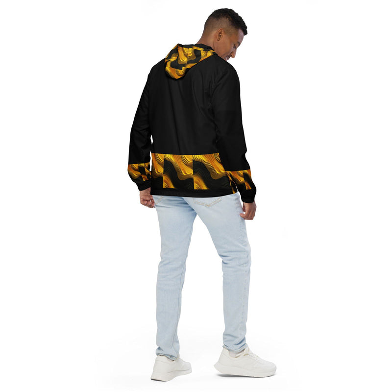 Black & Yellow Men’s Windbreaker - ShopEbonyMonique