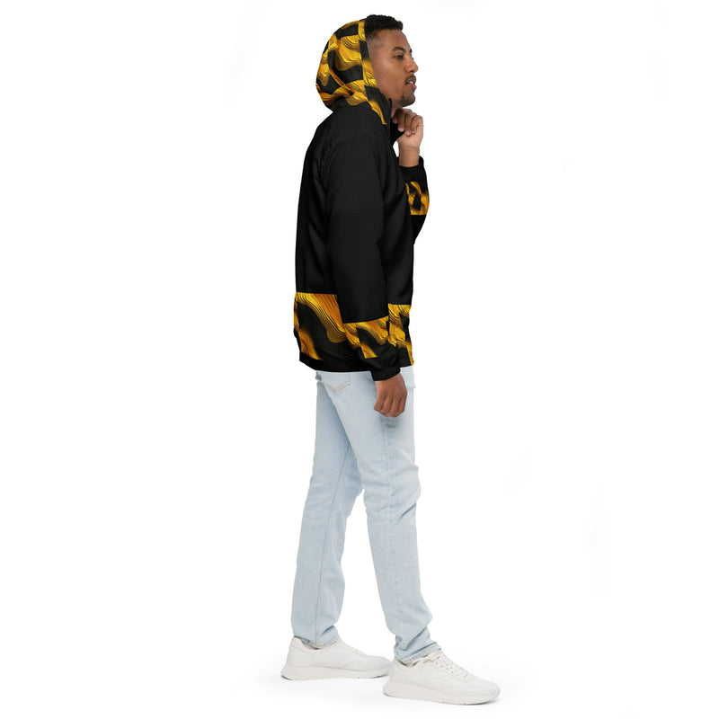 Black & Yellow Men’s Windbreaker - ShopEbonyMonique