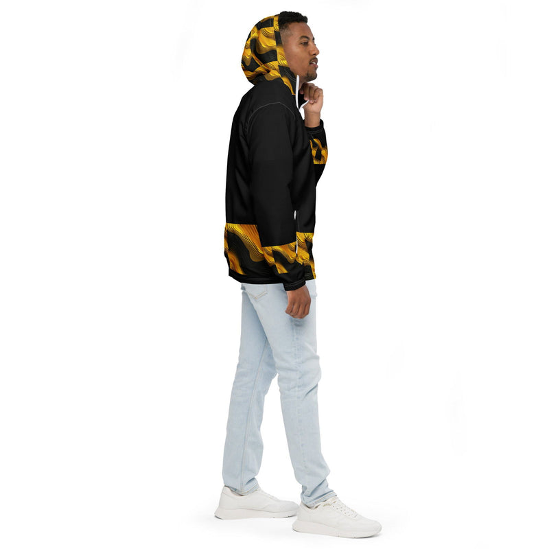 Black & Yellow Men’s Windbreaker - ShopEbonyMonique