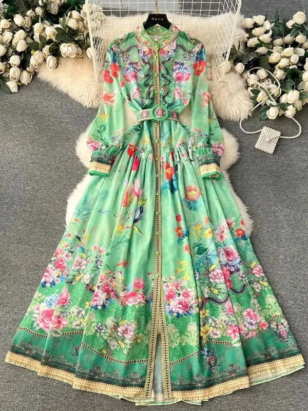 Bohemian Flower Chiffon Dresses - ShopEbonyMonique