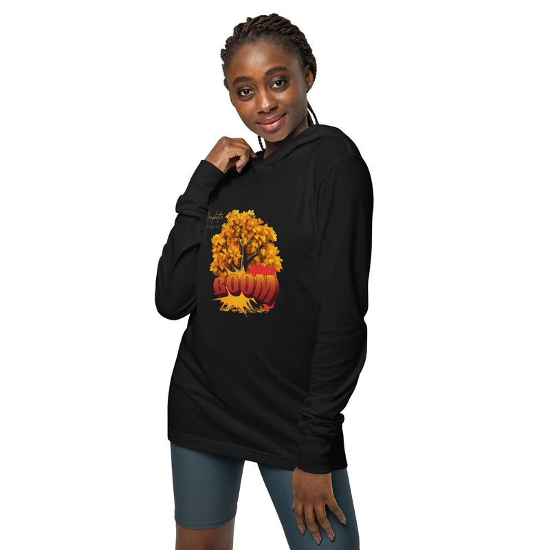 Boom Hooded long-sleeve tee - ShopEbonyMonique