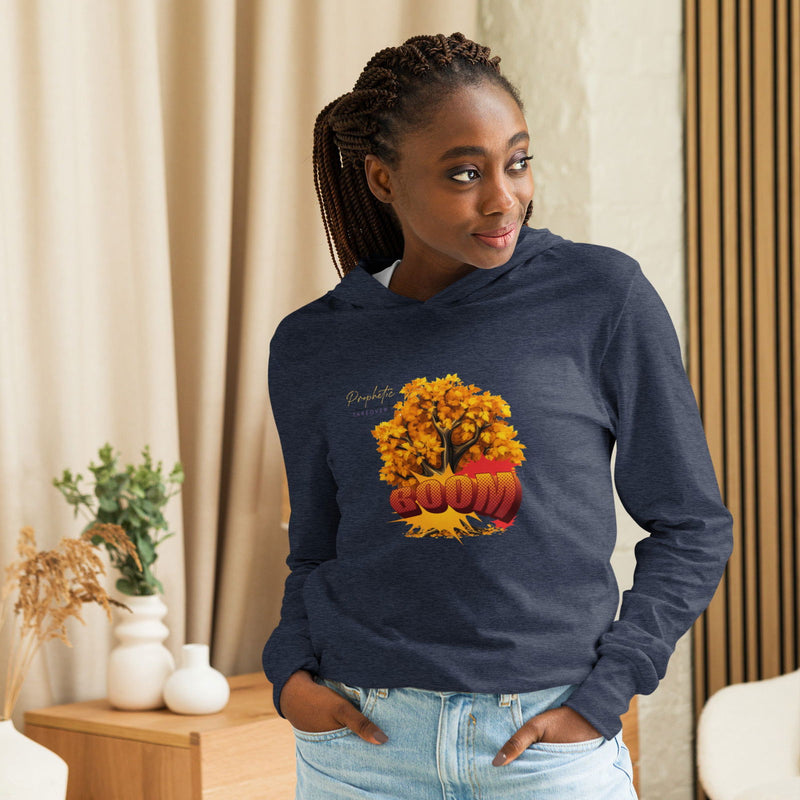 Boom Hooded long-sleeve tee - ShopEbonyMonique