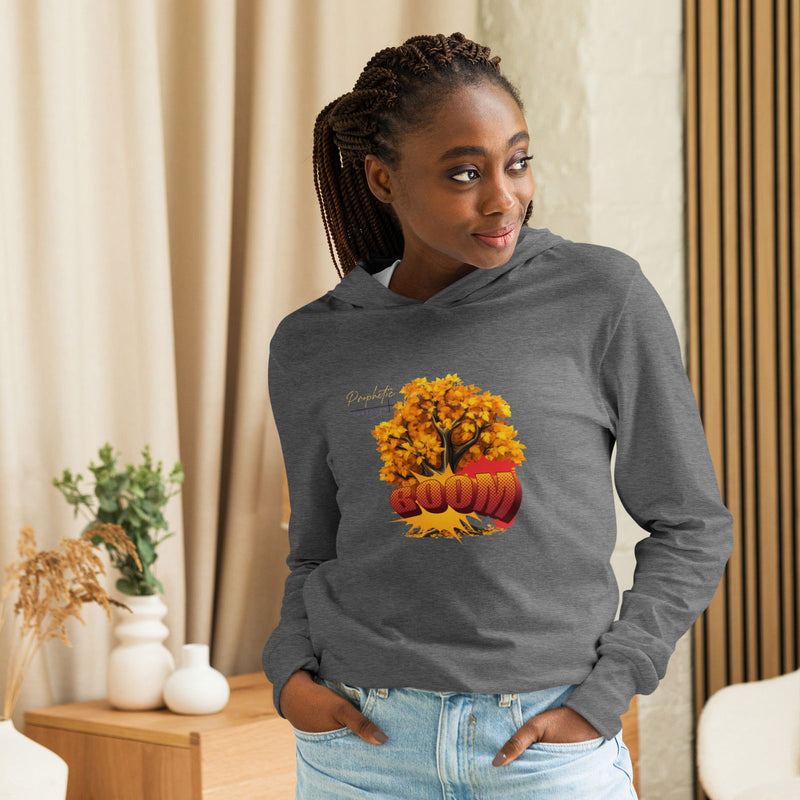 Boom Hooded long-sleeve tee - ShopEbonyMonique