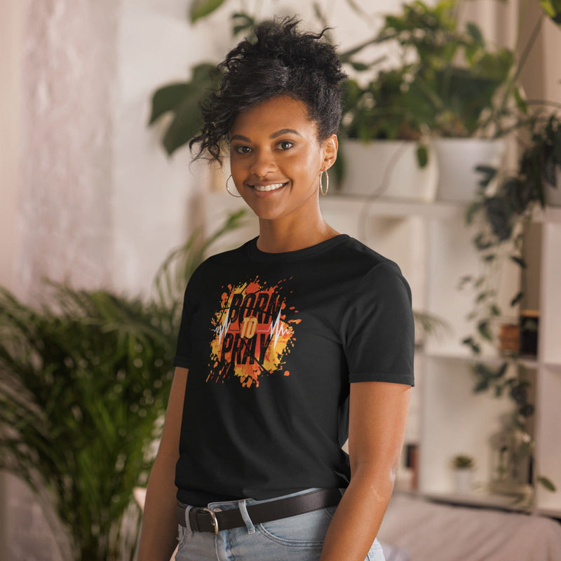 Born to Pray Short-Sleeve Unisex T-Shirt - ShopEbonyMonique