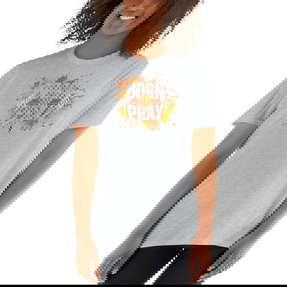 Born to Pray Short-Sleeve Unisex T-Shirt - ShopEbonyMonique