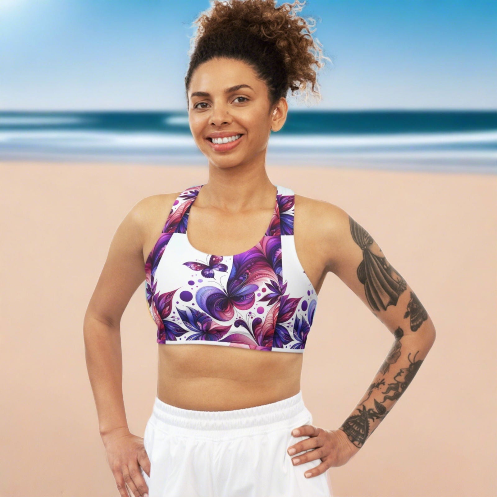 ButterflySeamless Sports Bra - ShopEbonyMonique