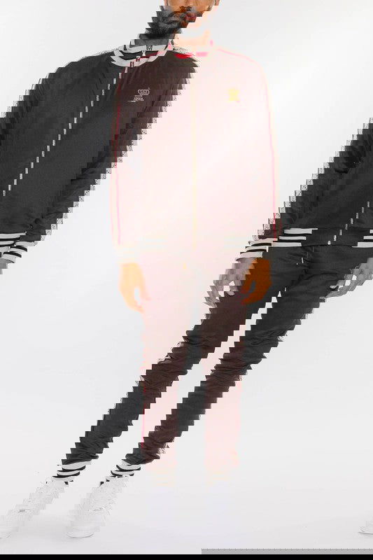 CC Logo Track Jacket and Pant Set - ShopEbonyMonique