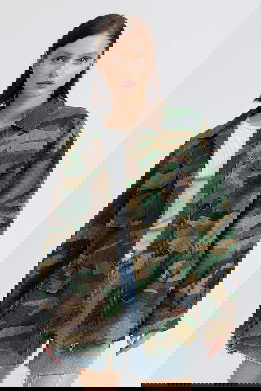 Camo Fit Jacket - ShopEbonyMonique