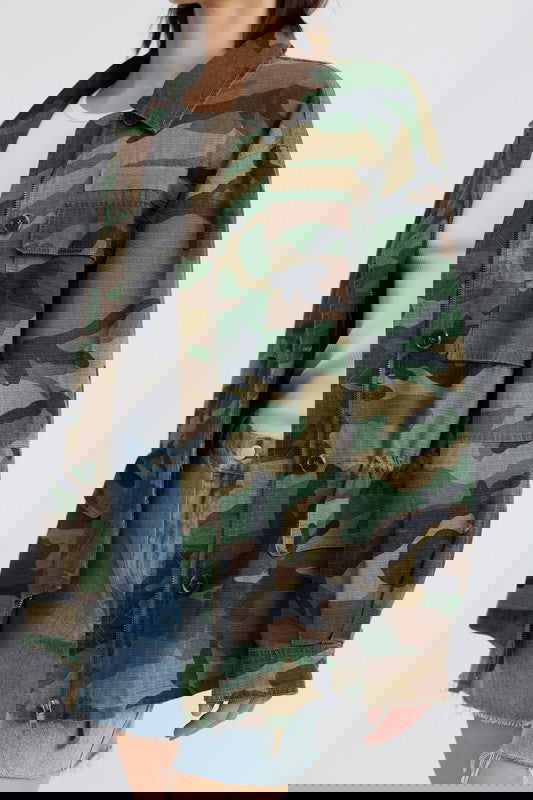 Camo Fit Jacket - ShopEbonyMonique