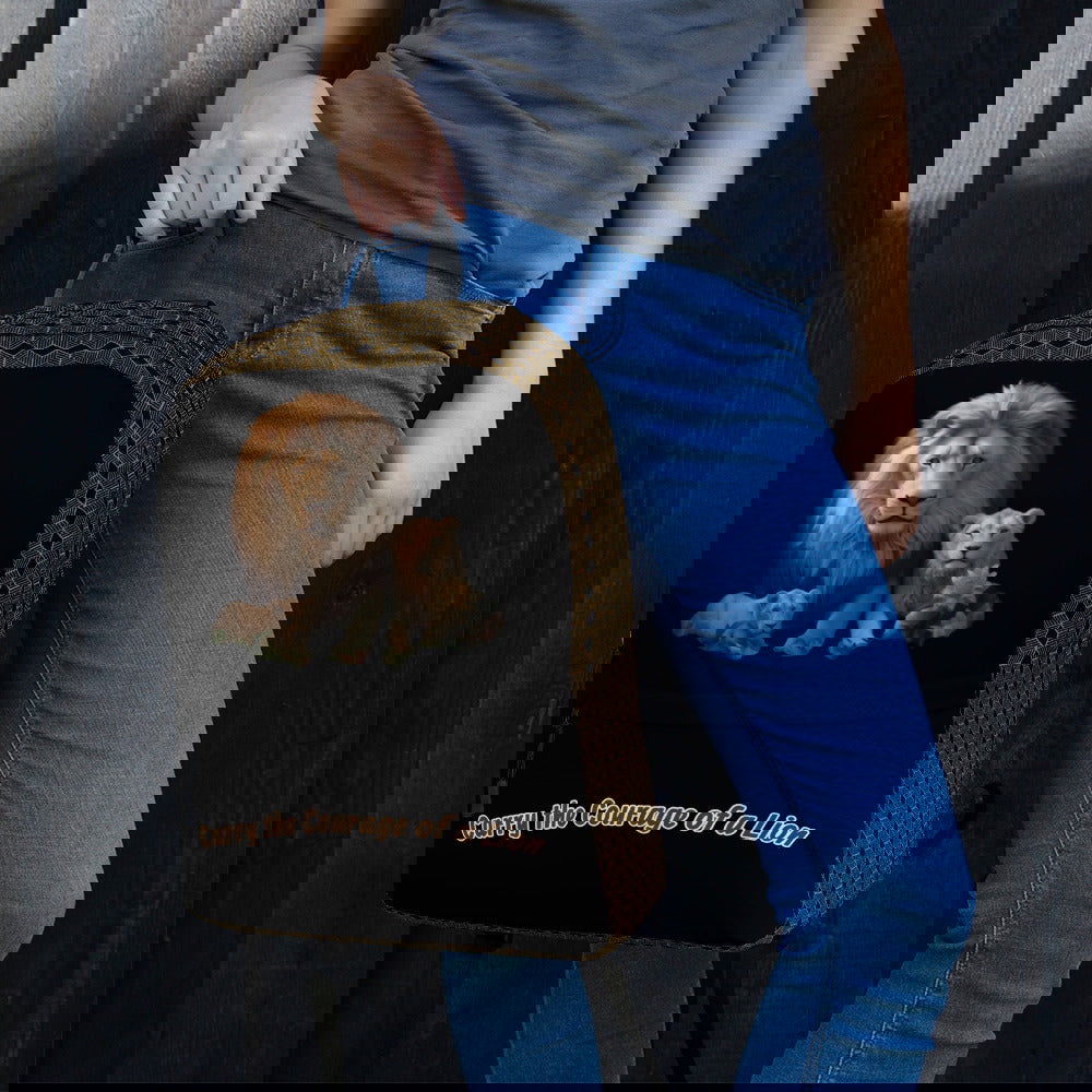 Carry the Courage of a Lion Backpack - ShopEbonyMonique