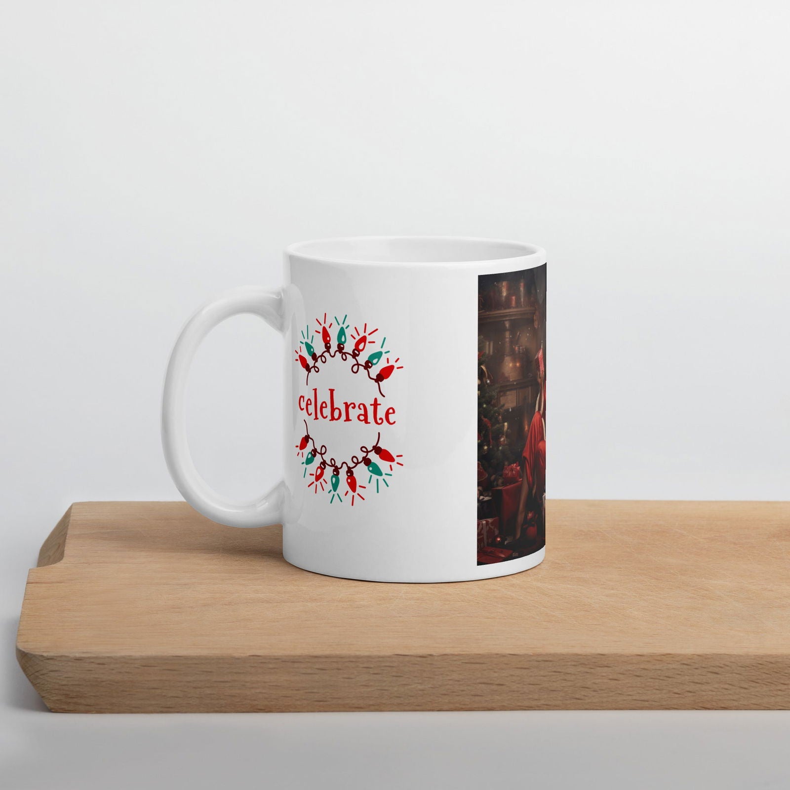 Christmas Gift White glossy mug - ShopEbonyMonique