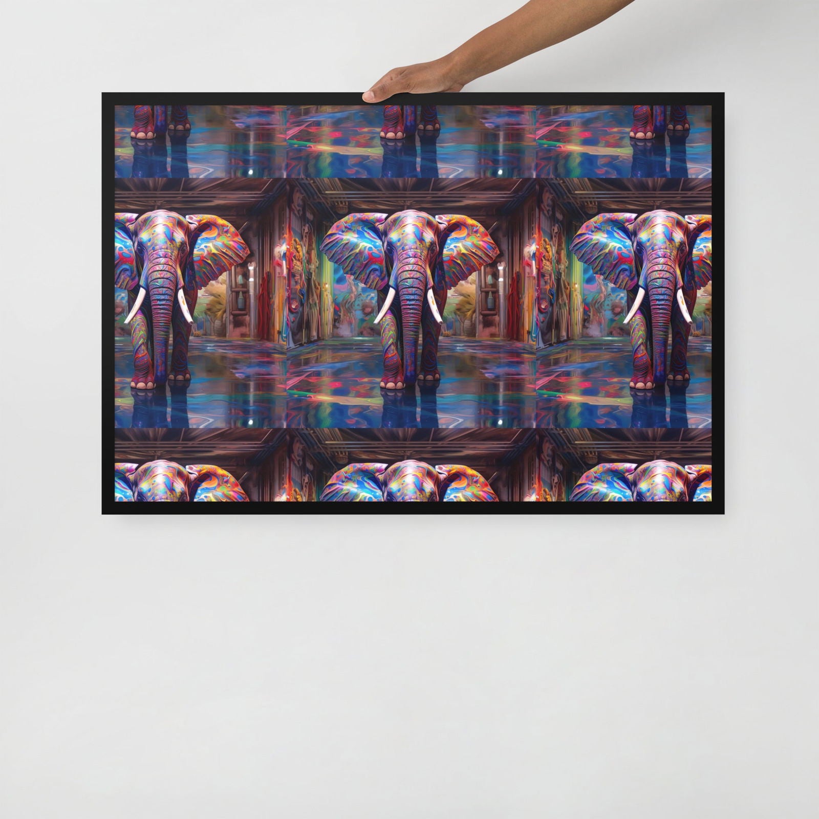 Collection Elephant Framed Poster - ShopEbonyMonique
