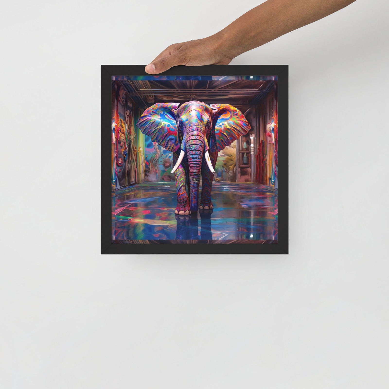 Collection Elephant Framed Poster - ShopEbonyMonique