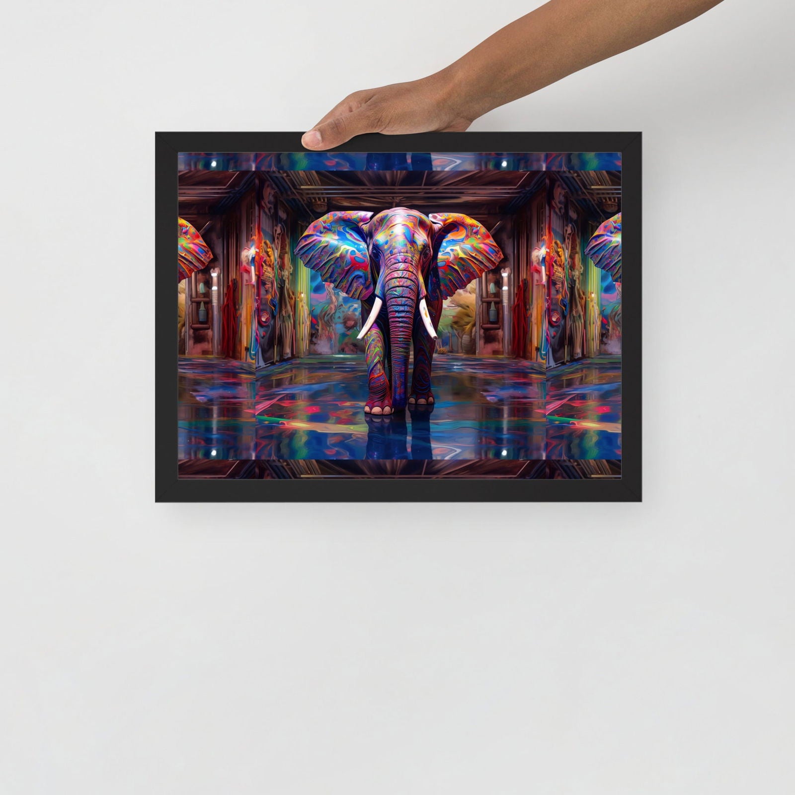 Collection Elephant Framed Poster - ShopEbonyMonique