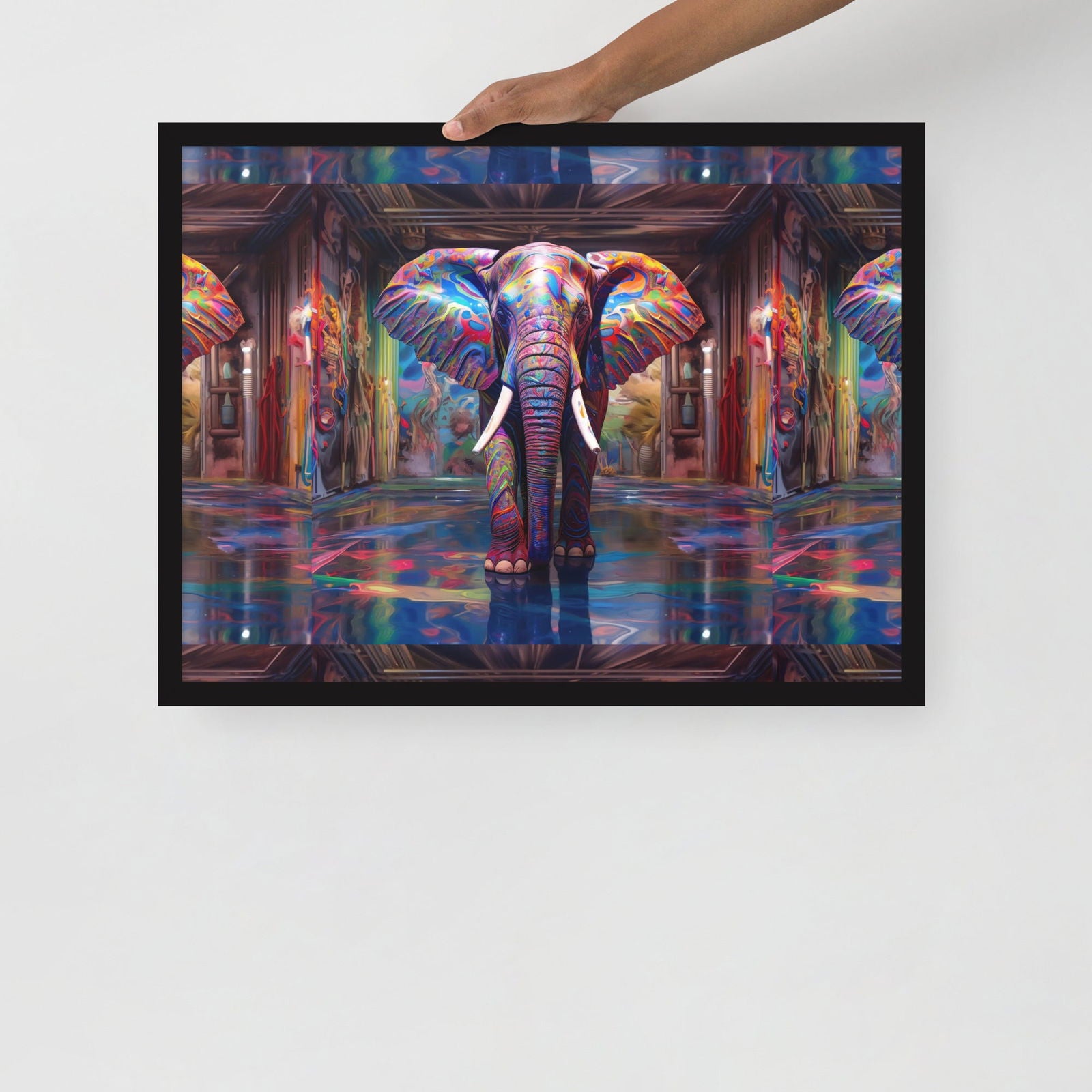 Collection Elephant Framed Poster - ShopEbonyMonique