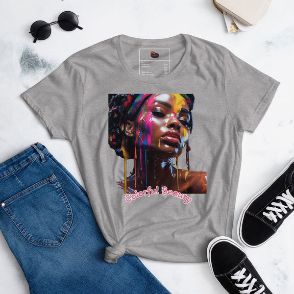 Colorful Beauty  T-Shirt - ShopEbonyMonique