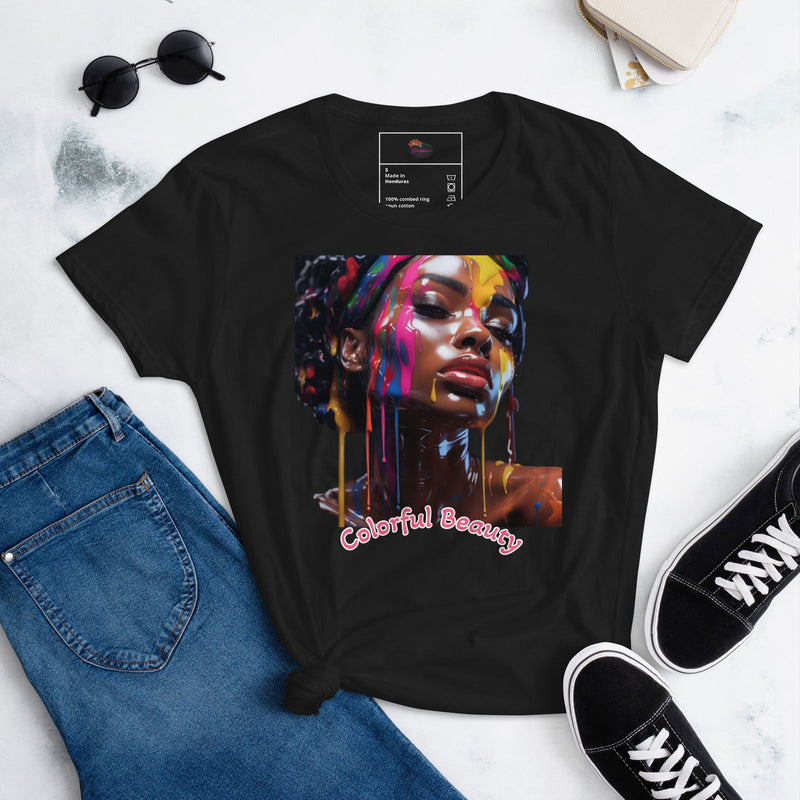 Colorful Beauty  T-Shirt - ShopEbonyMonique