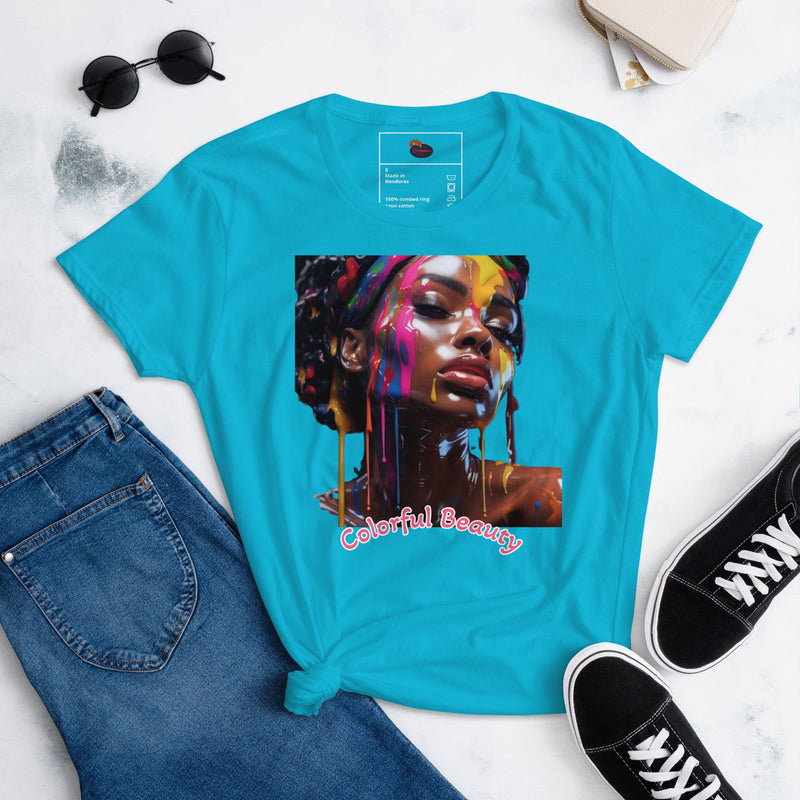 Colorful Beauty  T-Shirt - ShopEbonyMonique