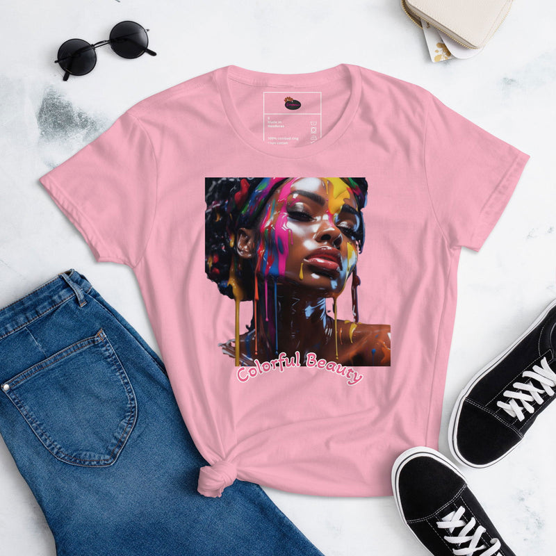 Colorful Beauty  T-Shirt - ShopEbonyMonique