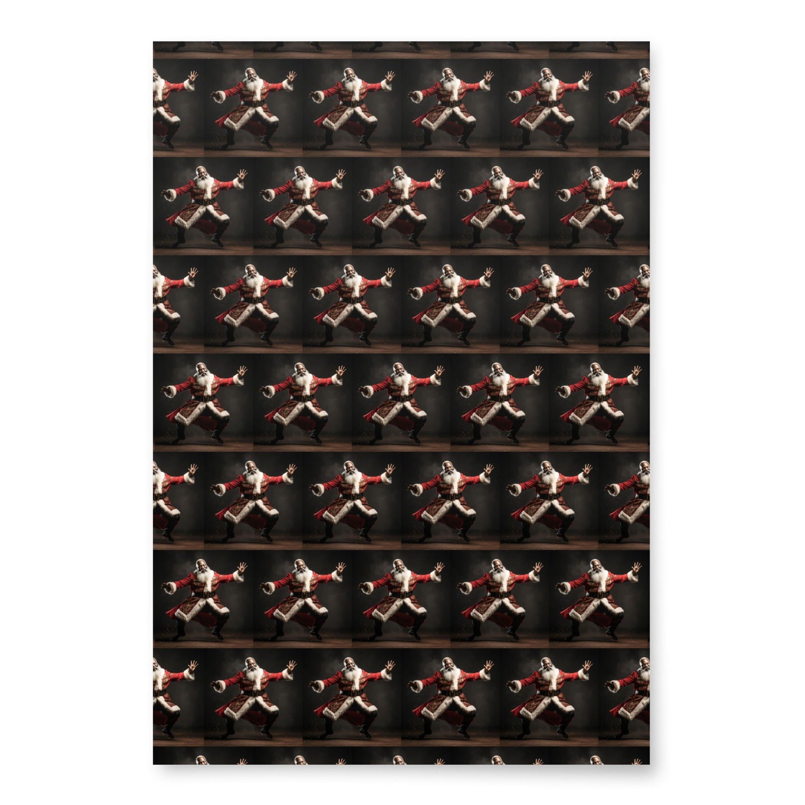 Dance Santa Wrapping paper sheets - ShopEbonyMonique