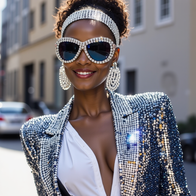 Designer Bling Y2K Sunglasses - ShopEbonyMonique